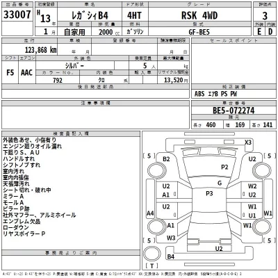 Subaru LEGACY B4