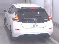 Цена авто Nissan Leaf с аукционов Японии, номер кузова ZE1, пробег 38 000, оценка 8