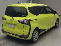 Цена авто Toyota Sienta с аукционов Японии, номер кузова NSP170G, пробег 80 000, оценка 8