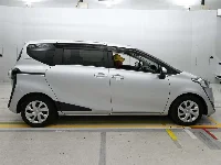 Цена авто Toyota Sienta с аукционов Японии, номер кузова NSP170G, пробег 38 000, оценка 8