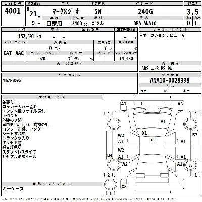 Toyota Mark X Zio