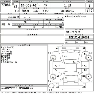 Toyota Corolla Fielder