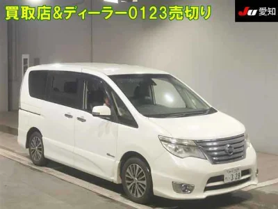 Статистика аукционов Nissan Serena