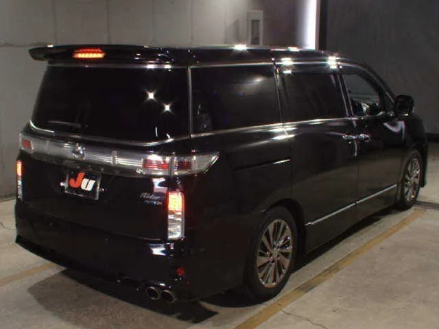 Nissan ELGRAND RIDER BLACK LINE BLACK LEATHER SEAT, миниатюра 5