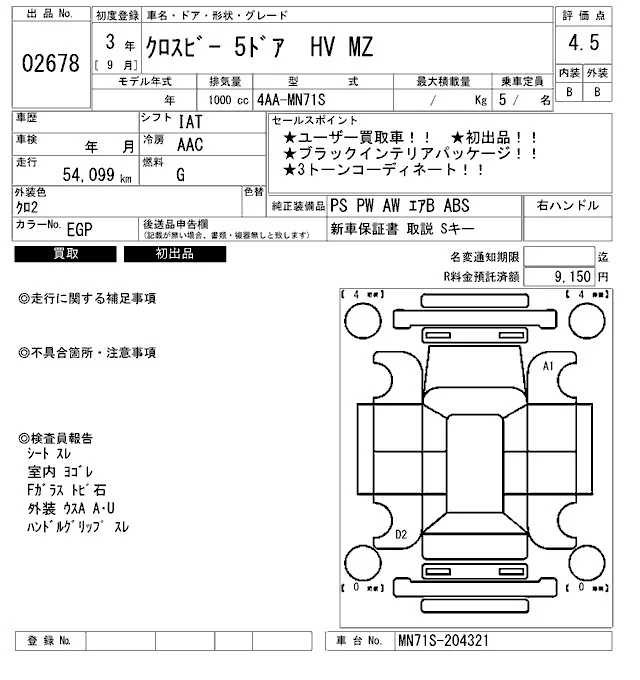 Suzuki Xbee HV MZ, миниатюра 7