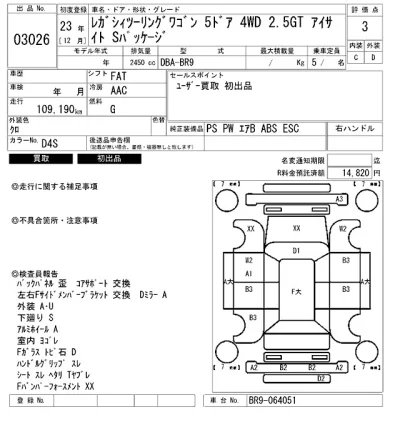 Subaru LEGACY