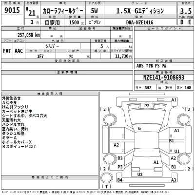 Toyota Corolla Fielder
