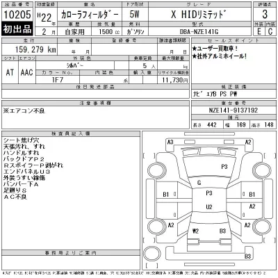 Toyota Corolla Fielder