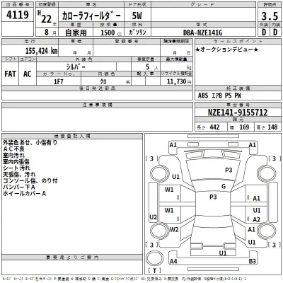 Toyota Corolla Fielder