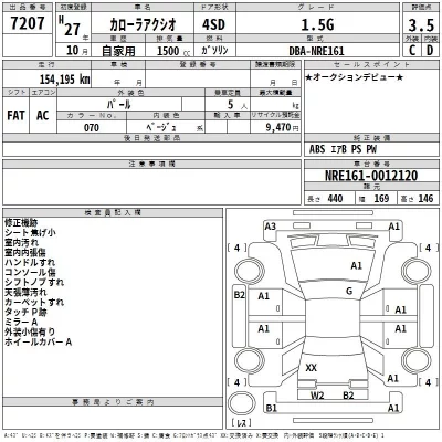Toyota Corolla Axio