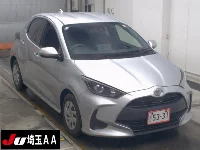 Цена авто Toyota Yaris с аукционов Японии, номер кузова KSP210, пробег 124 000, оценка 8