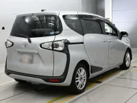 Цена авто Toyota Sienta с аукционов Японии, номер кузова NSP170G, пробег 125 000, оценка 4