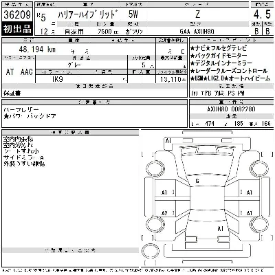 Toyota HARRIER HYBRID
