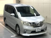 Цена авто Nissan Serena с аукционов Японии, номер кузова HFC26, пробег 134 000, оценка 8