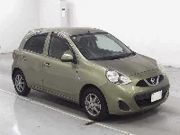 Цена авто Nissan March с аукционов Японии, номер кузова K13, пробег 55 000, оценка 2