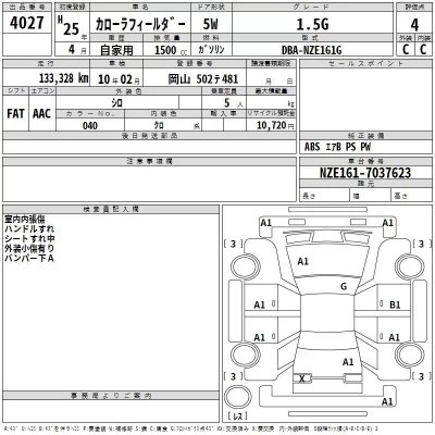 Toyota Corolla Fielder