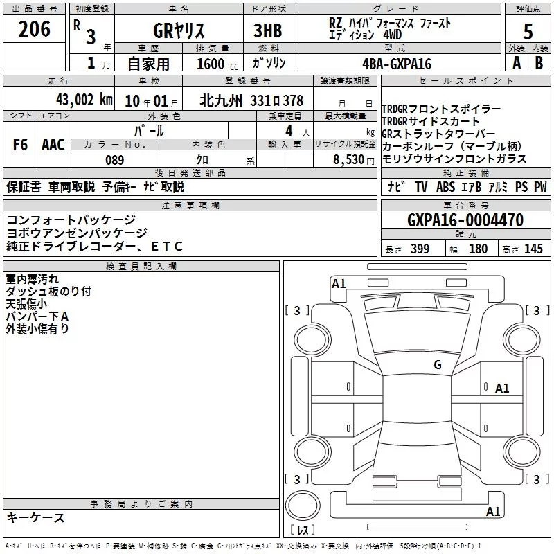 Toyota Gr Yaris RZ ASH PERFORMANCE 1S 4WD, миниатюра 3