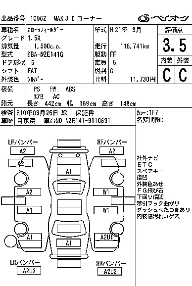 Toyota Corolla Fielder