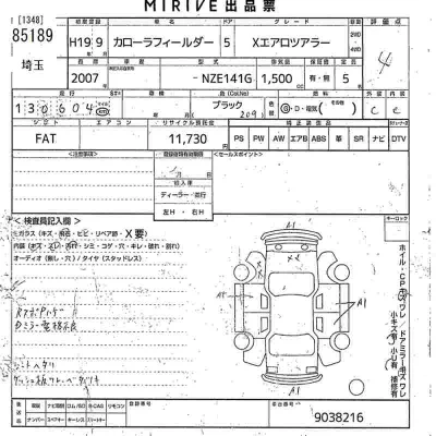 Toyota Corolla Fielder