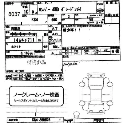 Subaru Sambar Truck