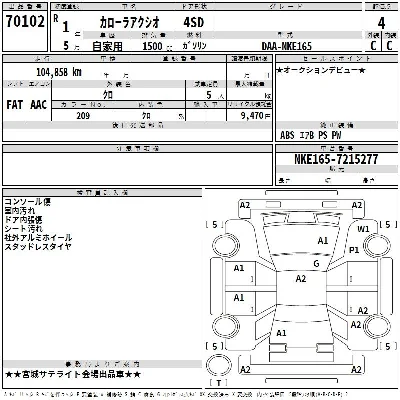 Toyota Corolla Axio