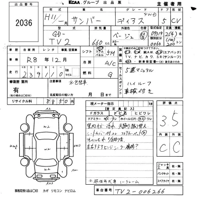 Subaru SAMBAR VAN