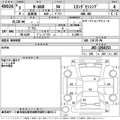 HONDA N WGN