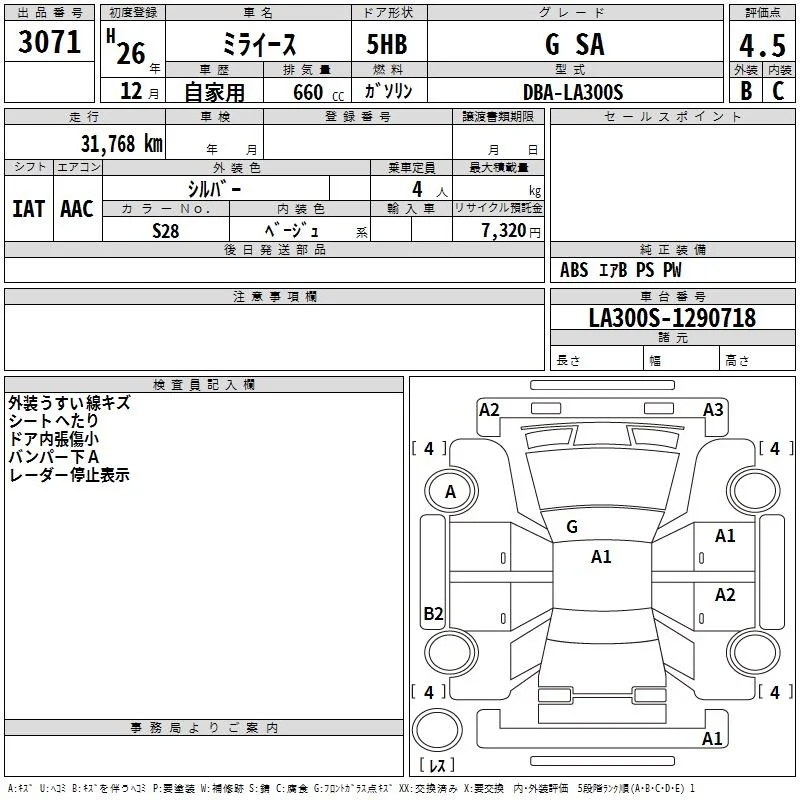Daihatsu Mira G SA, миниатюра 3