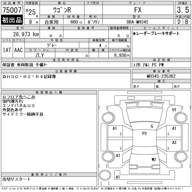 Suzuki Wagon R FX, миниатюра 12