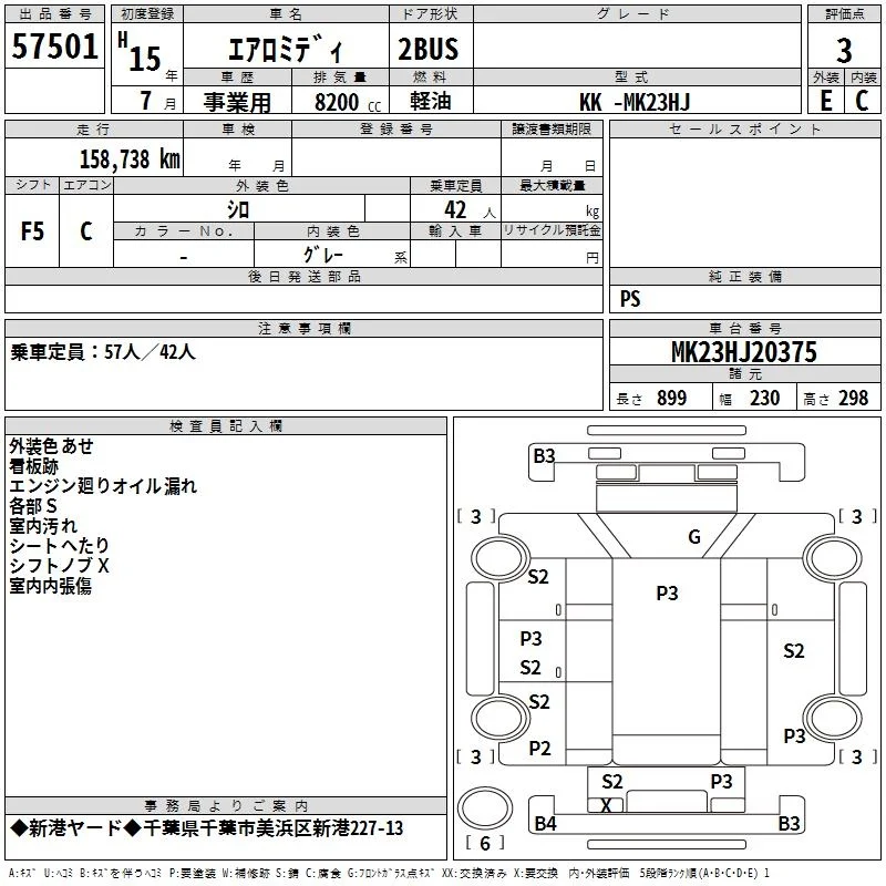 Mitsubishi FUSO AERO MIDI  с аукциона в Японии
