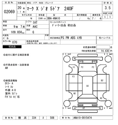 Toyota Mark X Zio
