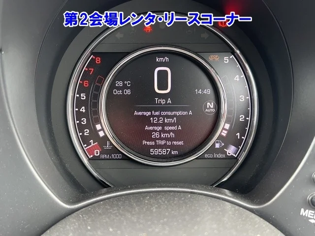 Abarth 595  с аукциона в Японии