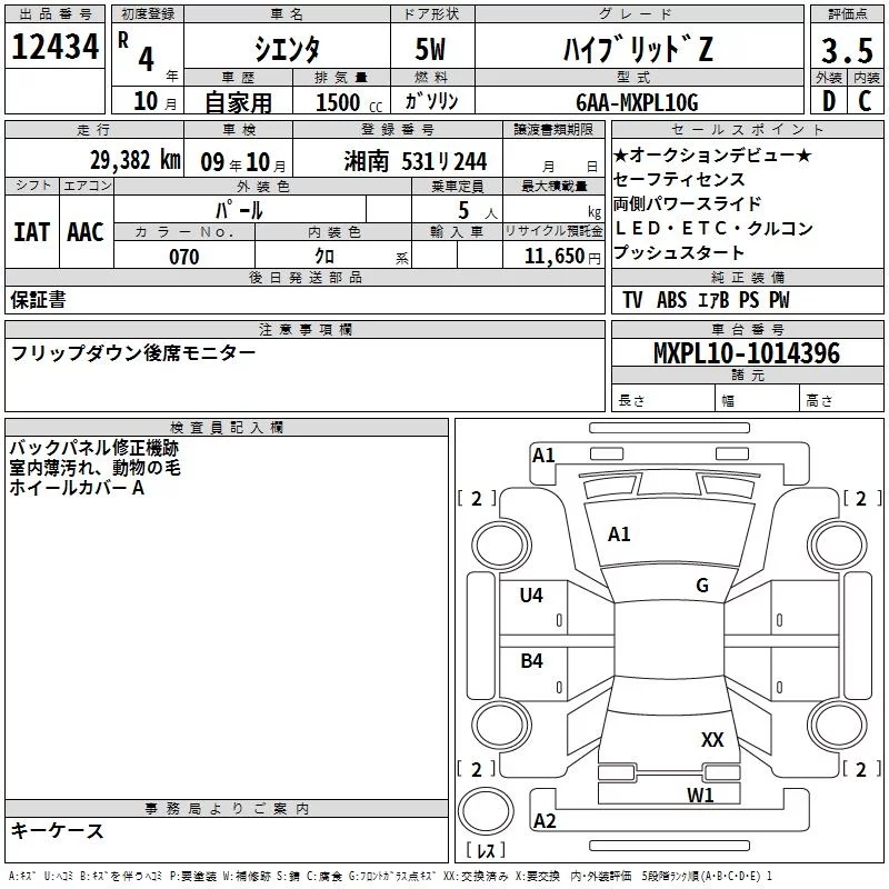 Toyota Sienta 2022