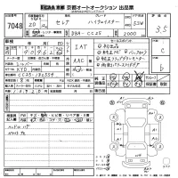 Цена авто Nissan Serena с аукционов Японии, номер кузова CC25, пробег 91 000, оценка 2
