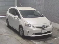 Цена авто Toyota Prius Alpha с аукционов Японии, номер кузова ZVW41, пробег 62 000, оценка 2