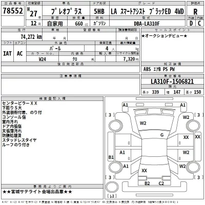 SUBARU PLEO PLUS