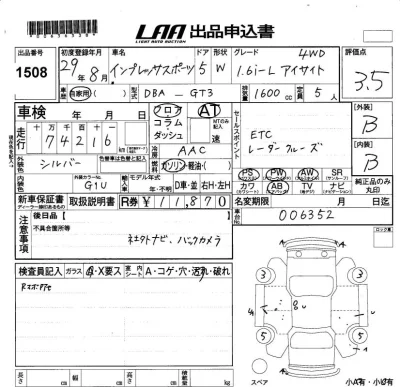 SUBARU IMPREZA SPORT