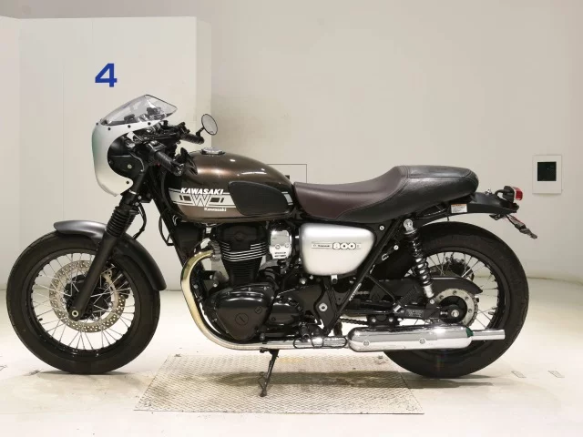 Kawasaki W800-2KAFE  с аукциона в Японии