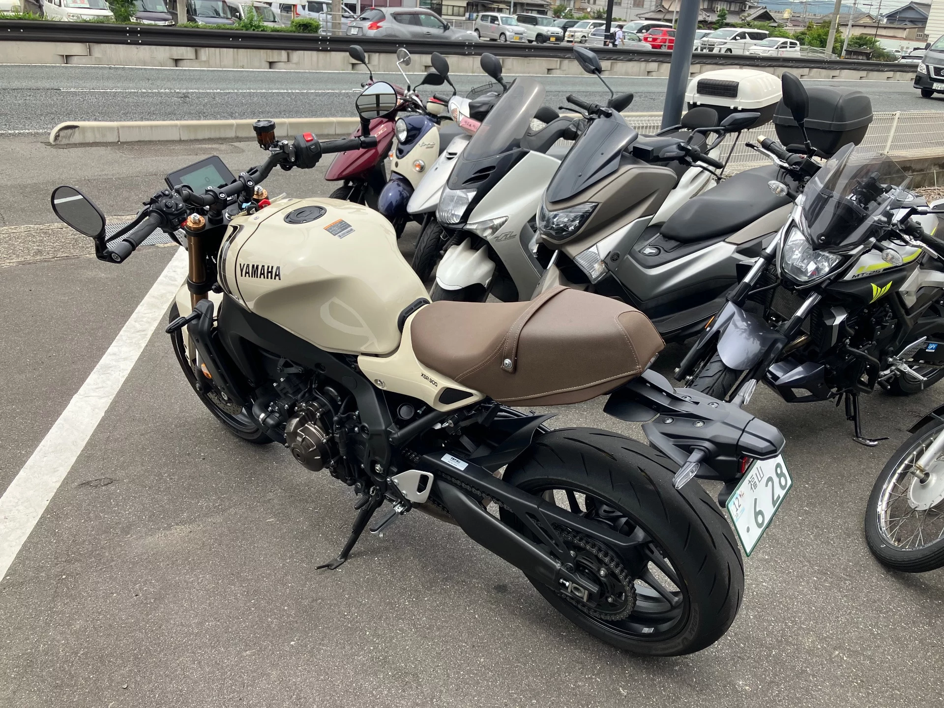 Yamaha XSR900  с аукциона в Японии