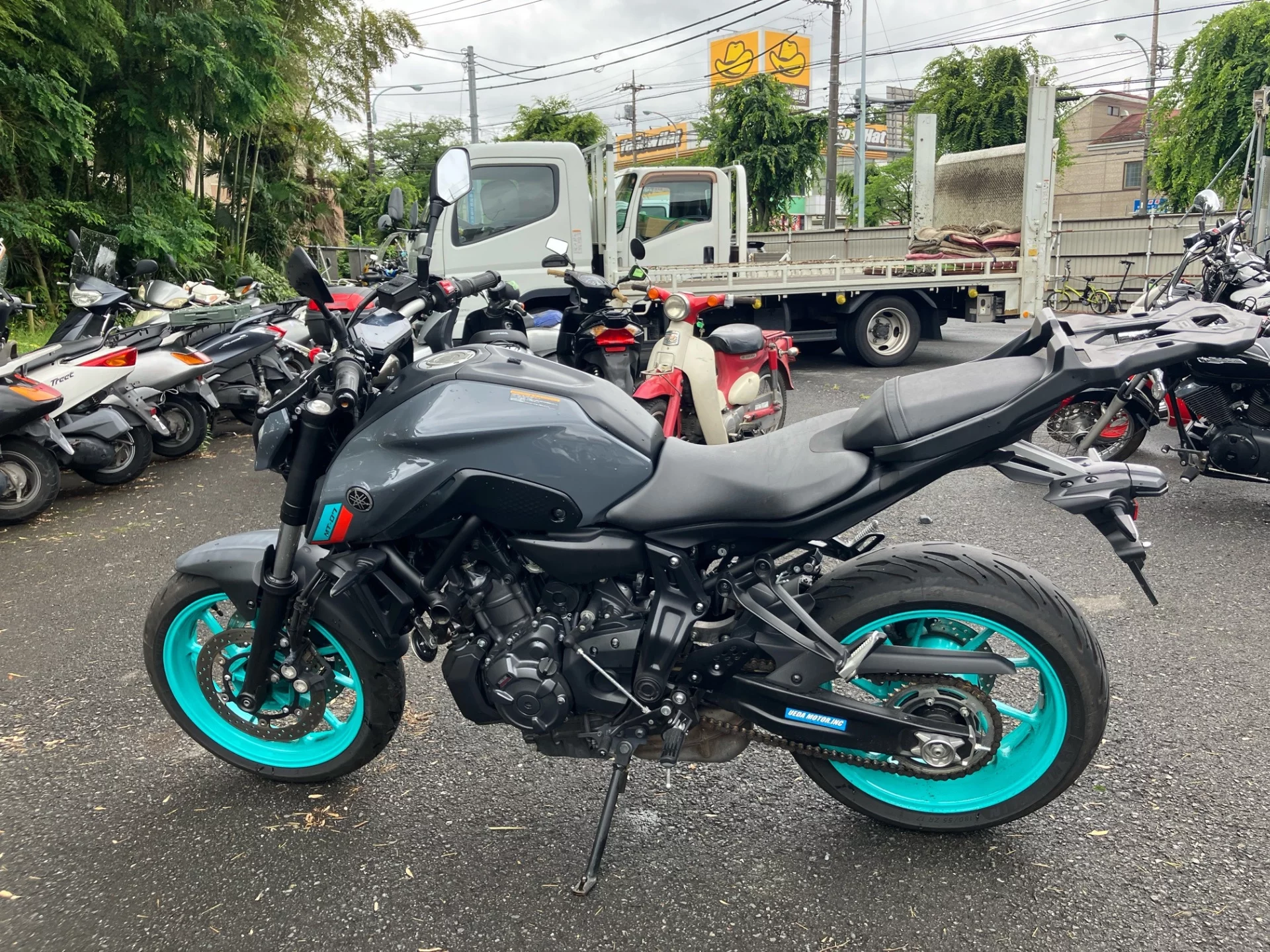 Yamaha MT-07 ABS  с аукциона в Японии