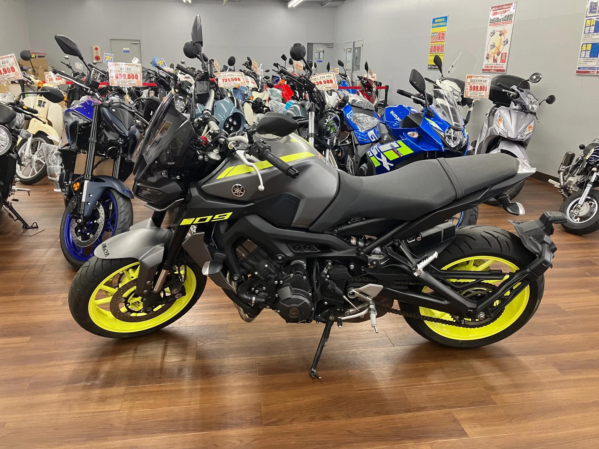 Yamaha MT-09 ABS  с аукциона в Японии
