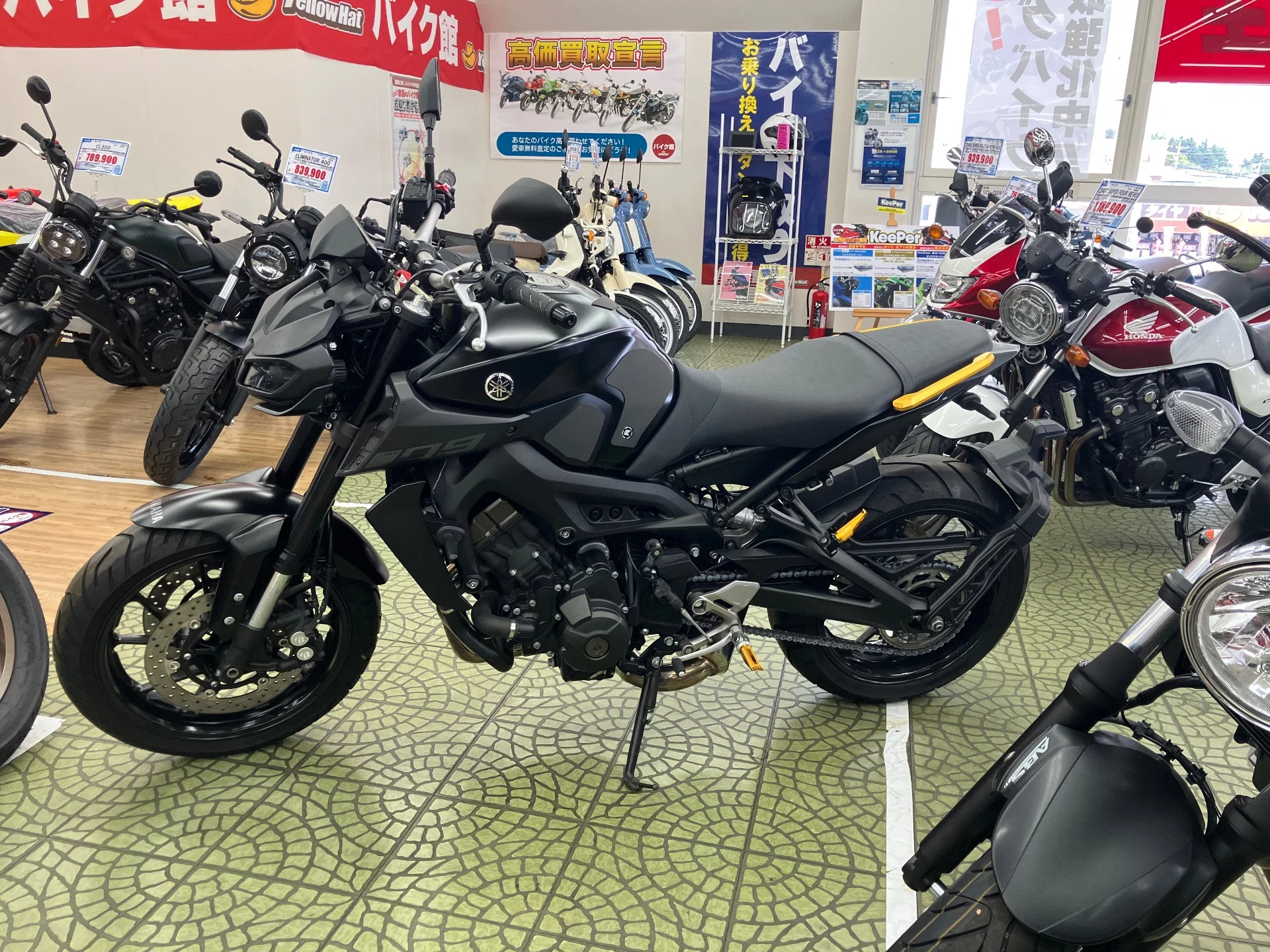 Yamaha MT-09 ABS  с аукциона в Японии