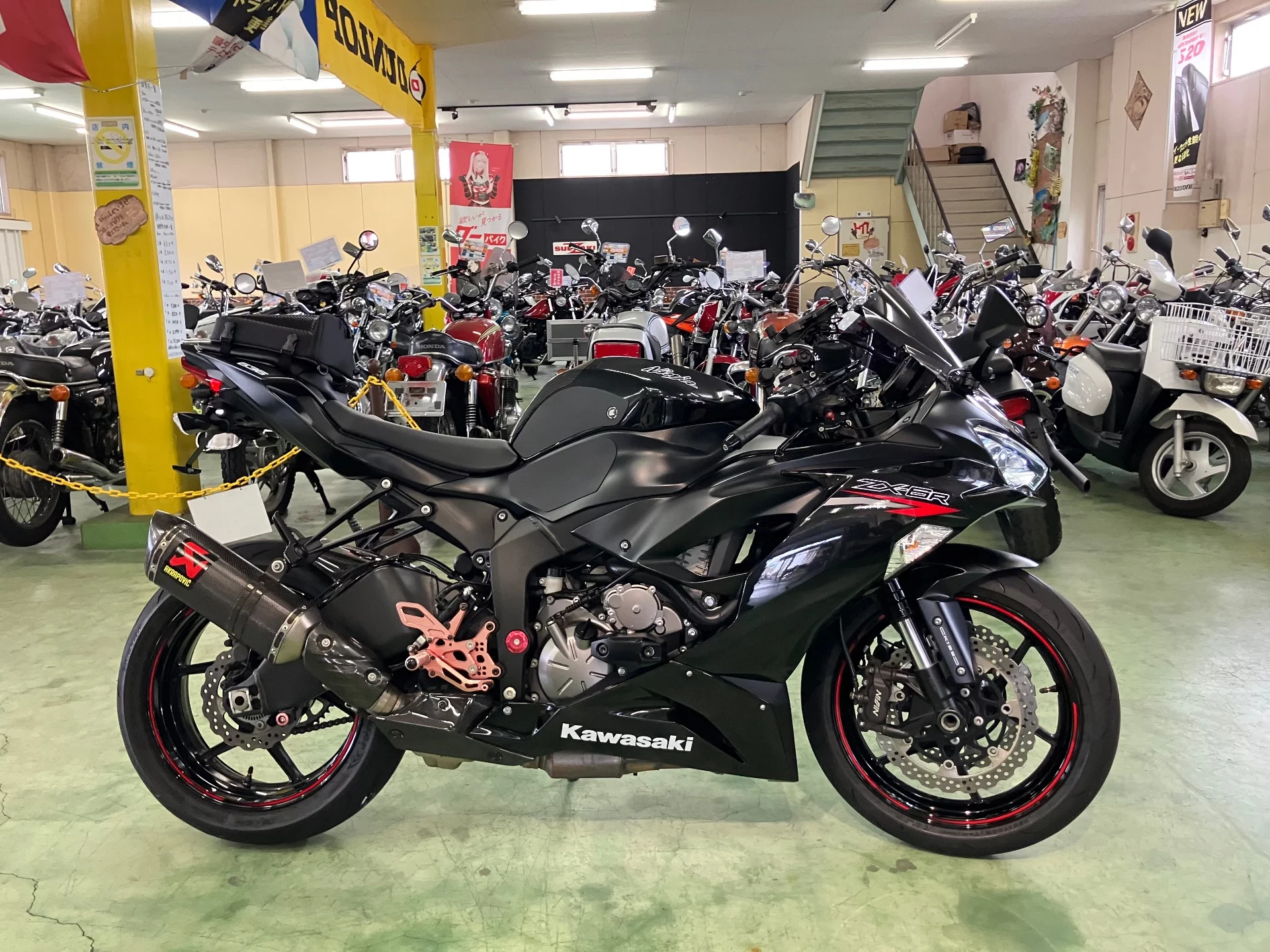 Kawasaki NINJA ZX-6R  с аукциона в Японии
