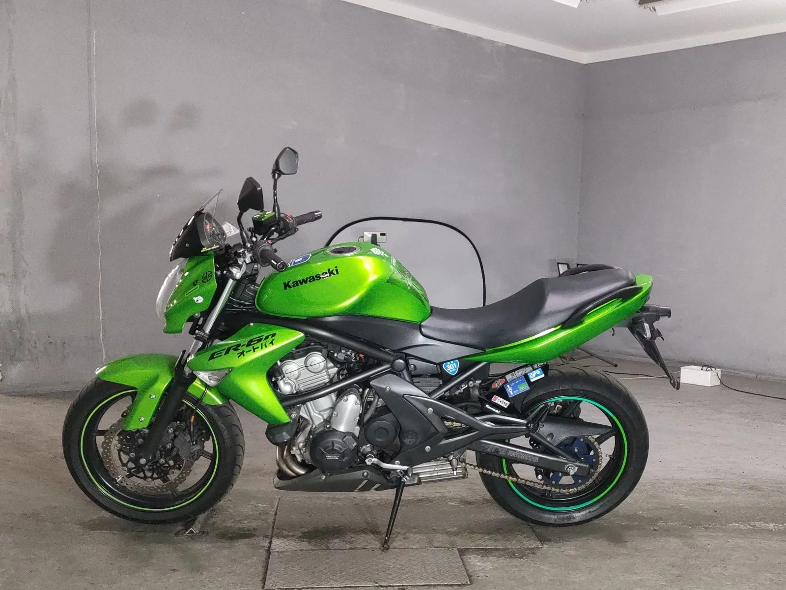 Kawasaki ER-6N  с аукциона в Японии