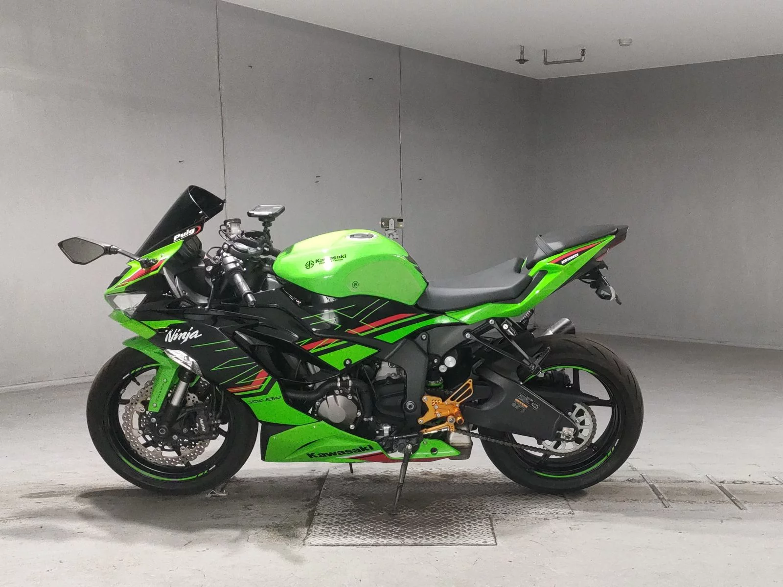 Kawasaki ZX-6R  с аукциона в Японии