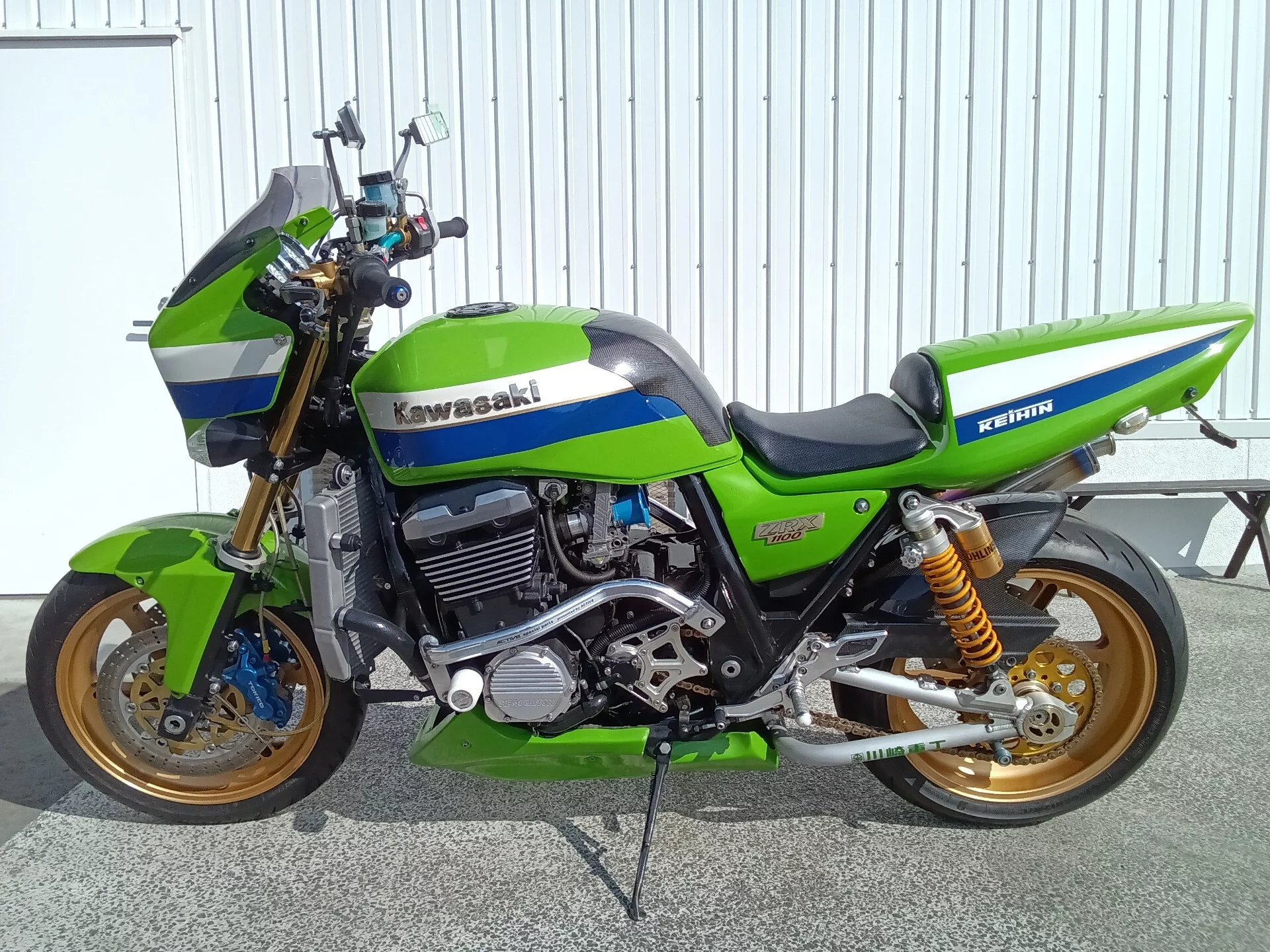 Kawasaki ZRX1100  с аукциона в Японии