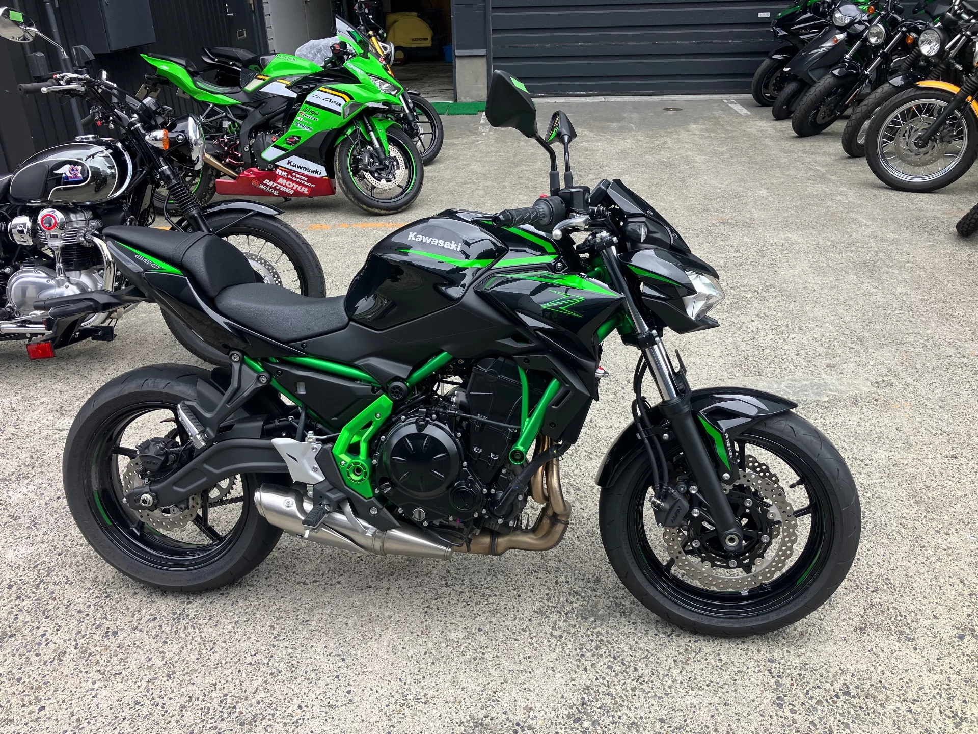 Kawasaki Z650  с аукциона в Японии