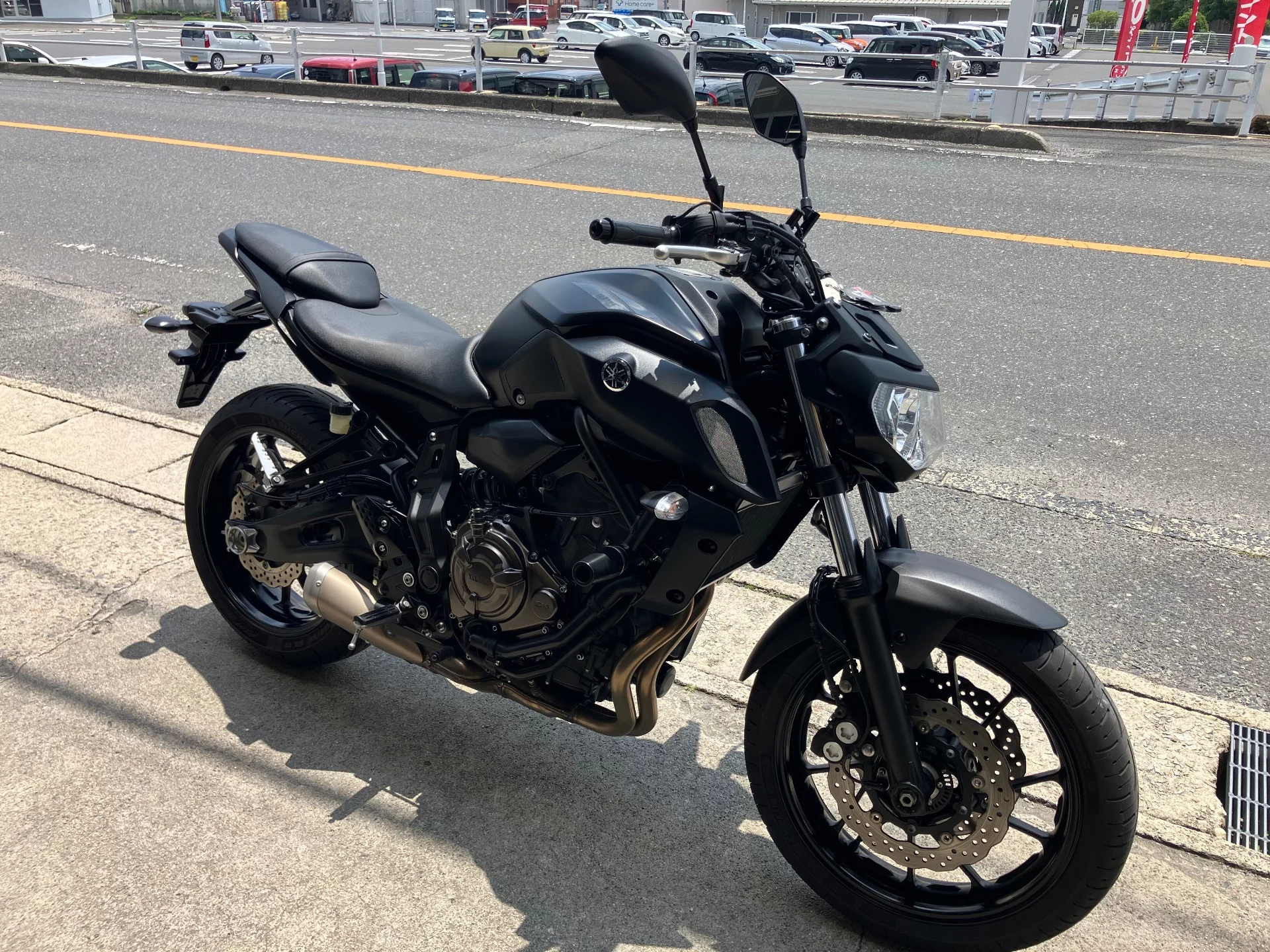 Yamaha MT-07 ABS  с аукциона в Японии