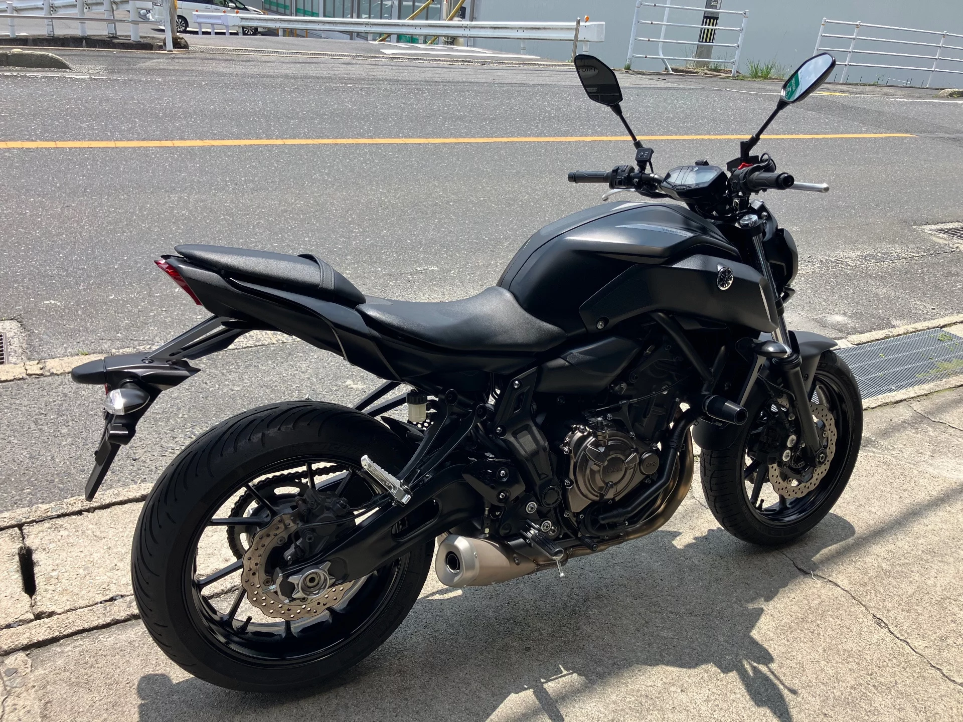 Yamaha MT-07 ABS  с аукциона в Японии