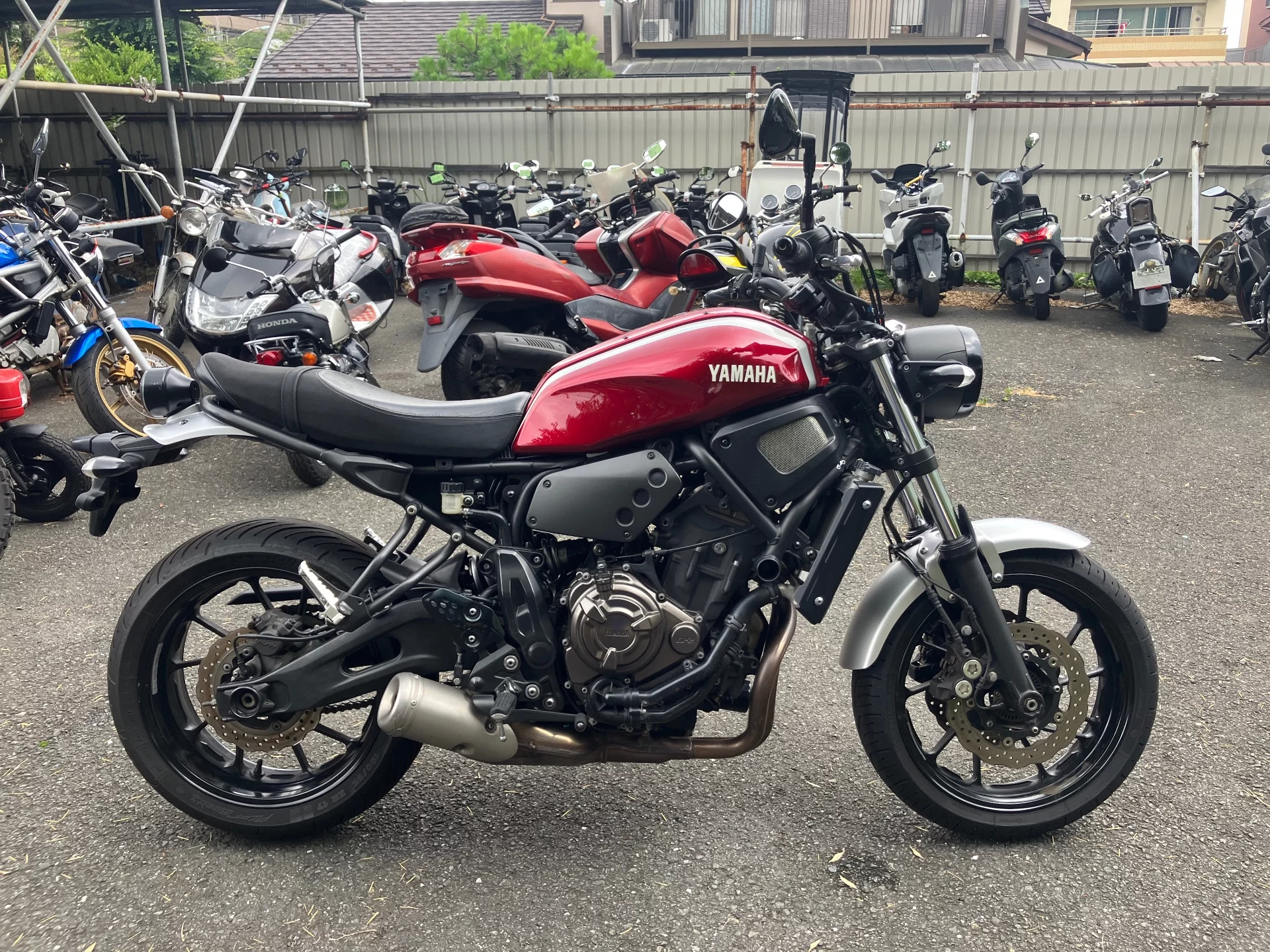 Yamaha XSR700  с аукциона в Японии